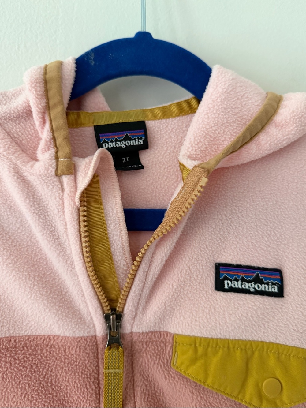 Patagonia Baby Micro D Snap-T Hooded Fleece Jacket 2T Pink - Picture 4 of 4